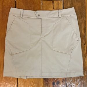 Ralph Lauren RLX Tan Golf Skirt 6 Athleisure Athletic